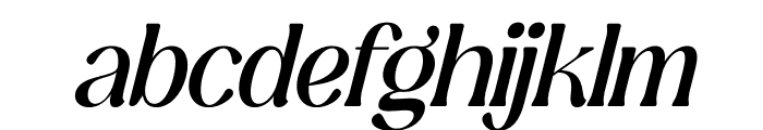 Qakergu Italic Font LOWERCASE