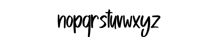 Qalesya Font LOWERCASE