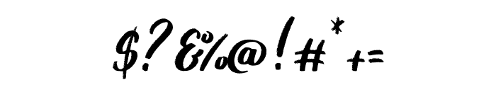 Qalifony-Regular Font OTHER CHARS