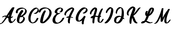 Qalifony-Regular Font UPPERCASE