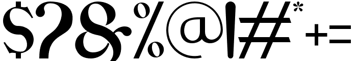 Qaligo-Regular Font OTHER CHARS