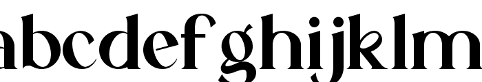 Qaligo-Regular Font LOWERCASE