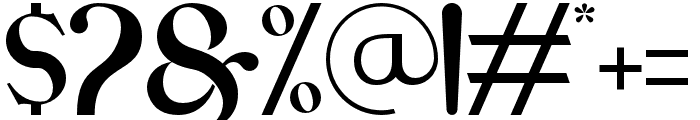 QaligoSans-Regular Font OTHER CHARS