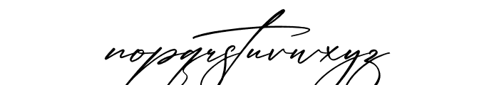 Qalisha Signature Script Font LOWERCASE