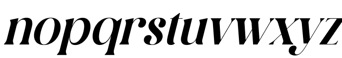 Qalisha Signature Serif Italic Font LOWERCASE