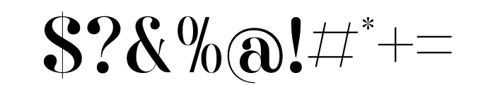 Qalisha Signature Serif Font OTHER CHARS