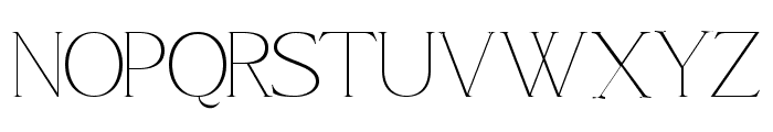 Qamora Regular Font UPPERCASE