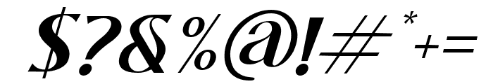 Qanect Elegant Italic Font OTHER CHARS