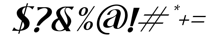 QanectElegant-Italic Font OTHER CHARS