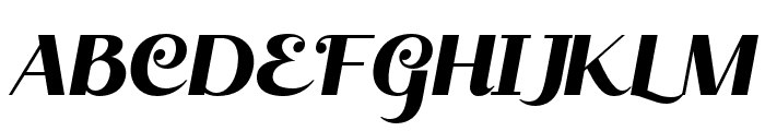 Qanthura Typeface Regular Font UPPERCASE