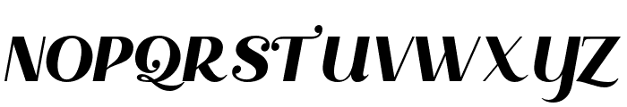 Qanthura Typeface Regular Font UPPERCASE