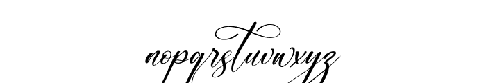 Qardesha Simphonyta Italic Font LOWERCASE