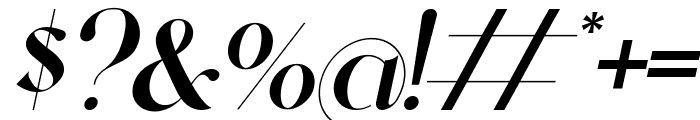 Qarkine Italic Font OTHER CHARS