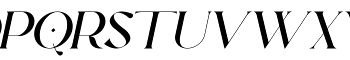Qarkine Italic Font UPPERCASE
