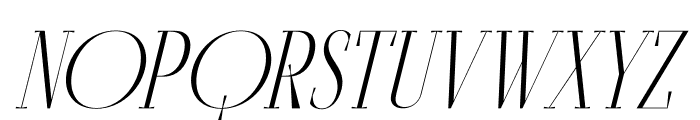 Qartech Italic Font LOWERCASE