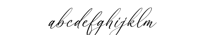 Qarthina Selina Italic Font LOWERCASE