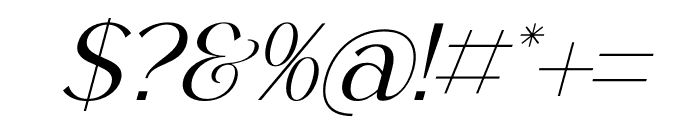 Qasbyne Italic Font OTHER CHARS