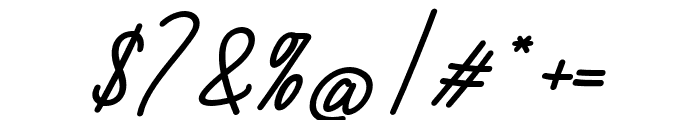 QastasHandwritting Font OTHER CHARS