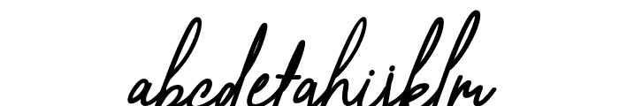 QastasHandwritting Font LOWERCASE