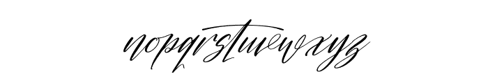 Qategina Amistark Italic Font LOWERCASE