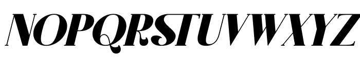 Qatro Italic Font UPPERCASE