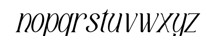Qaugherty Italic Font LOWERCASE