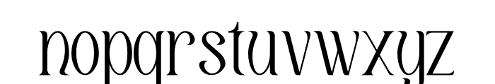 Qaugherty Font LOWERCASE