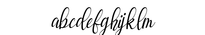 Qayla Italic Font LOWERCASE