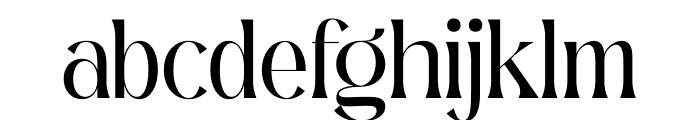 Qedgan Mellodysta Serif Font LOWERCASE