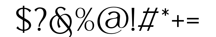 Qedysans UltraLight Font OTHER CHARS