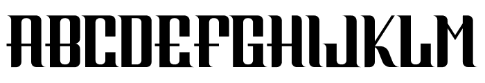 Qegoking Font UPPERCASE