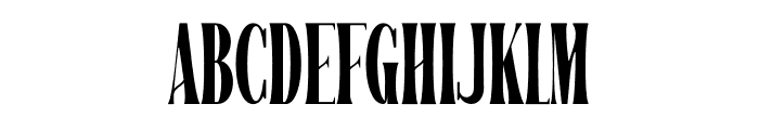 Qeichin Fallen Font UPPERCASE