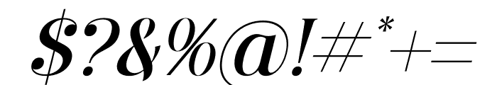 Qelrage Italic Font OTHER CHARS