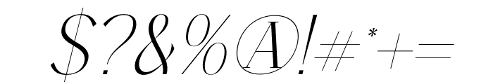 Qelthan Italic Font OTHER CHARS