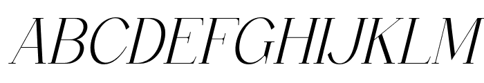 Qelthan Italic Font LOWERCASE