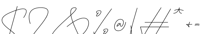 Qentoraga Monoline Font OTHER CHARS
