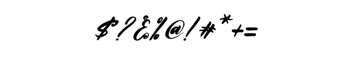 Qentyson Humberta Italic Font OTHER CHARS