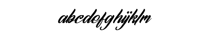 Qentyson Humberta Italic Font LOWERCASE