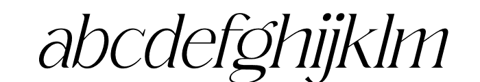 Qerginas Frenchstyle Serif Italic Font LOWERCASE