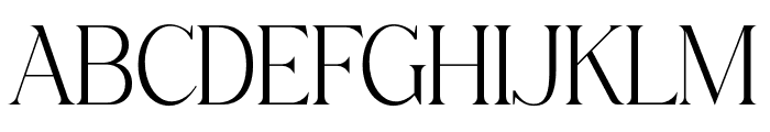 Qerginas Frenchstyle Serif Font UPPERCASE