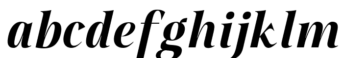 Qia Display Bold Italic Font LOWERCASE