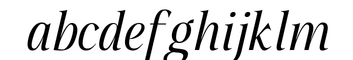 Qia Display Italic Font LOWERCASE