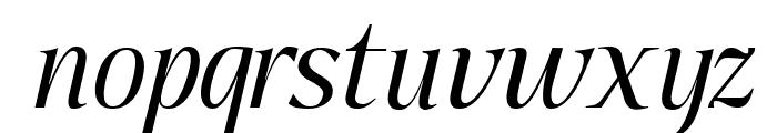 Qia Display Italic Font LOWERCASE