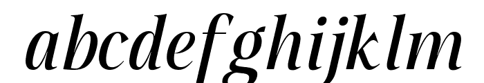 Qia Display Medium Italic Font LOWERCASE