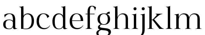 Qia Display Regular Font LOWERCASE