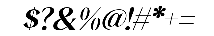 Qia Display Semi Bold Italic Font OTHER CHARS