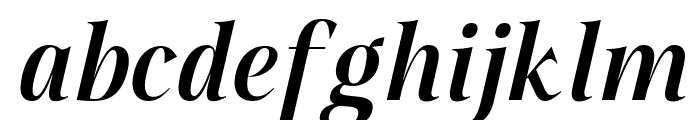 Qia Display Semi Bold Italic Font LOWERCASE