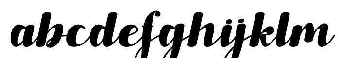 Qiandra Italic Font LOWERCASE