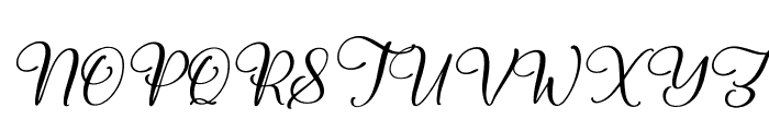Qianetta Italic Font UPPERCASE
