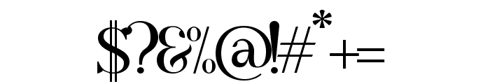 Qiba Serif  Font OTHER CHARS